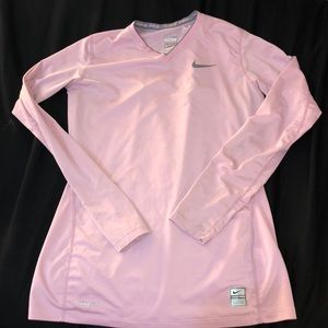 Pink Nike work-out shirt